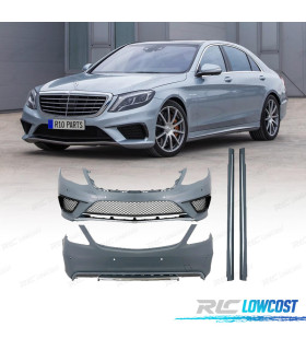 KIT CARROCERIA MERCEDES CLASE S W222 13- LOOK S65 AMG CORTO