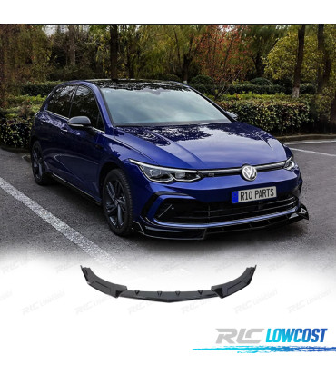 SPOILER LIP VOLKSWAGEN VW GOLF 8 R 20- NEGRO BRILLO
