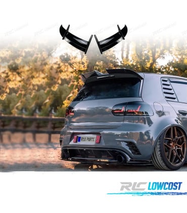 ALERON SPOILER VOLKSWAGEN VW GOLF 6 08-12 ABS NEGRO BRILLO