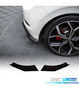 SPLITERS TRASEROS VOLKSWAGEN VW POLO 23- NEGRO BRILLO