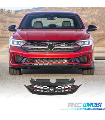 PARRILLA VOLKSWAGEN VW JETTA 23- LOOK GLI NEGRO ROJO