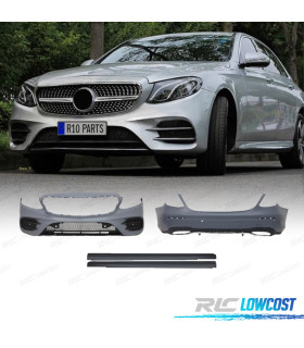 KIT CARROCERIA PARAGOLPES MERCEDES CLASE E W213 16-19 LOOK AMG