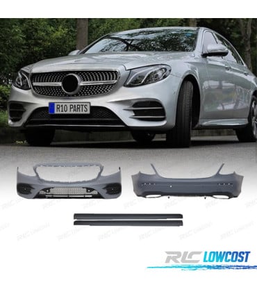 KIT CARROCERIA PARAGOLPES MERCEDES CLASE E W213 16-19 LOOK AMG