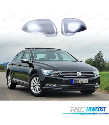 CARCASA ESPEJO PARA VOLKSWAGEN VW PASSAT B8 3G 14- PLATA MATE