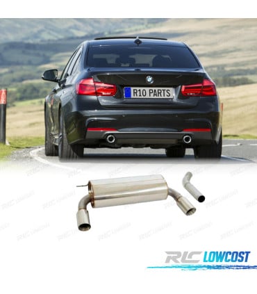 SILENCIOSO ESCAPE BMW F30 328 430 LOOK M DOBLE SALIDA