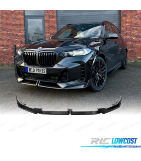 LIP SPOILER FRONTAL BMW X5 G05 LCI 23- LOOK M PERFORMANCE NEGRO BRILLO
