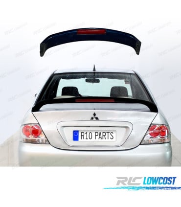 ALERON MITSUBISHI LANCER 03-08 TERCERA LUZ FRENO NEGRO BRILLO