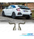 COLAS ESCAPE HONDA CIVIC 16-20 LOOK TYPE R