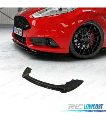 SPOILER LIP FORD FIESTA MK6 12-17 NEGRO BRILLO