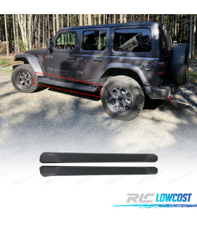 ESTRIBERAS ESTRIBOS JEEP WRANGLER 18-24 NEGRO