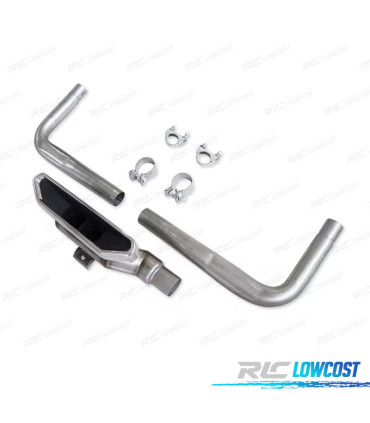 COLA ESCAPE HONDA CIVIC 16- LOOK SI CROMO