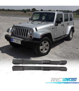 ESTRIBERAS ESTRIBOS JEEP WRANGLER 4P 07-17 NEGRO