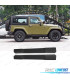 ESTRIBERAS ESTRIBOS JEEP WRANGLER 2P 07-17 NEGRO
