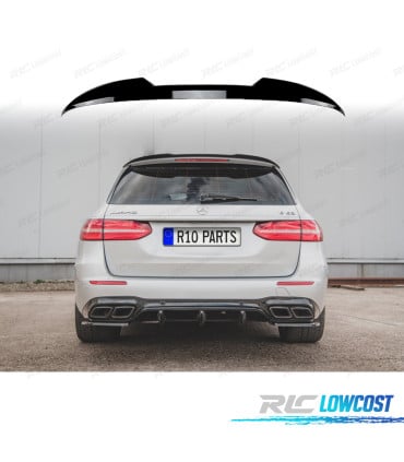 ALERON SPOILER MERCEDES S213 16-23 LOOK AMG NEGRO BRILLO
