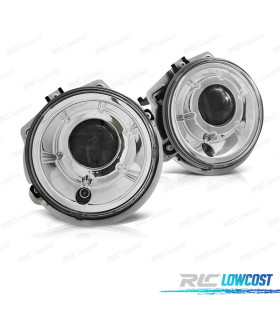 FAROS MERCEDES CLASE G W463 92-06 FONDO CROMO LOOK AMG G65