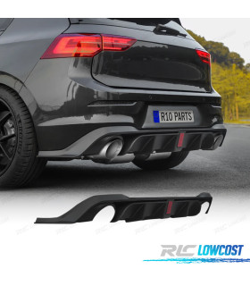 DIFUSOR VOLKSWAGEN VW GOLF 8 VIII 20- LOOK CS NEGRO BRILLO