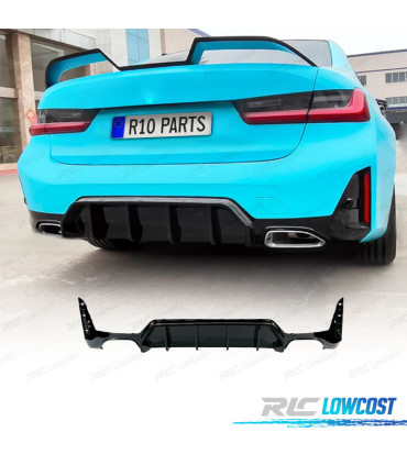 DIFUSOR BMW G20 23-25 LOOK M NEGRO BRILLO