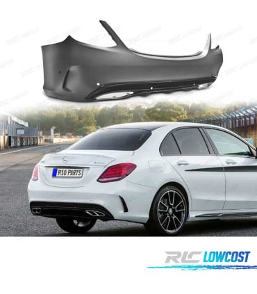 PARAGOLPES TRASERO MERCEDES CLASE C W205 14- LOOK AMG PDC