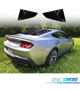CUBRE CRISTALES LATERAL FORD MUSTANG 24- NEGRO BRILLO
