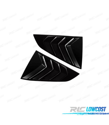CUBRE CRISTALES LATERAL FORD MUSTANG 24- NEGRO BRILLO