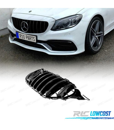 PARRILLA MERCEDES W205 18-21 LOOK GT-R NEGRO BRILLO