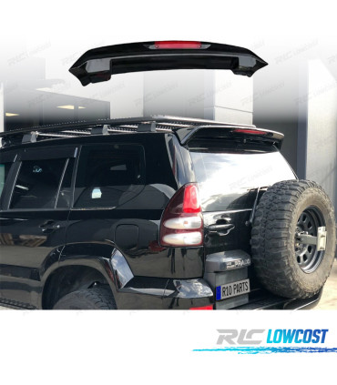 ALERON SPOILER TOYOTA LAND CRUISER 03-08 TERCERA LUZ FRENO NEGRO BRILLO