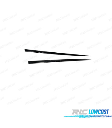 AÑADIDOS TALONERAS VOLKSWAGEN VW POLO 21- NEGRO BRILLO