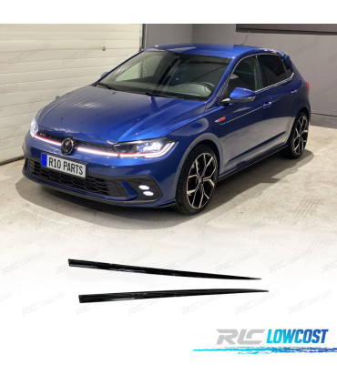 AÑADIDOS TALONERAS VOLKSWAGEN VW POLO 21- NEGRO BRILLO