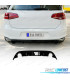 DIFUSOR VOLKSWAGEN GOLF 7 12-17 LOOK TCR NEGRO BRILLO