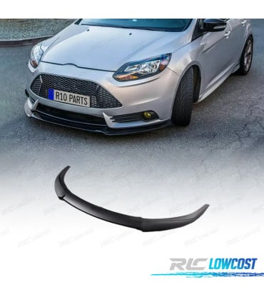 LIP SPOILER FRONTAL FORD FOCUS 11-14 NEGRO BRILLO