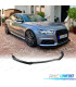 LIP SPOILER FRONTAL AUDI A6 C7 15-18 LOOK S-LINE NEGRO BRILLO
