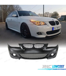 PARAGOLPES + PARRILLAS DOBLE BMW E60 03-07 LOOK M5 PDC SRA