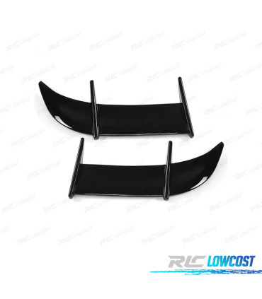ALERON SPOILER VOLKSWAGEN VW GOLF 8 LOOK AK NEGRO BRILLO