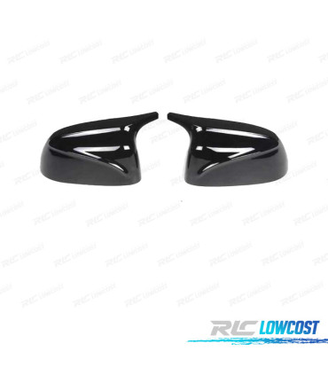 CARCASAS ESPEJOS BMW X5 G05 X6 G06 LOOK M NEGRO BRILLO