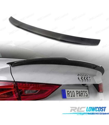 ALERON SPOILER AUDI A3 8V SEDAN 12-19 LOOK RS3 CARBONO