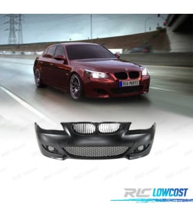 PARAGOLPES + PARRILLAS BMW E60 03-07 LOOK M5 NEGRO SRA