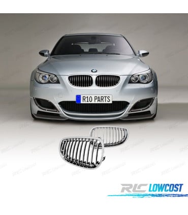 PARRILLAS BMW E60 E61 03-10 CROMADO ABS
