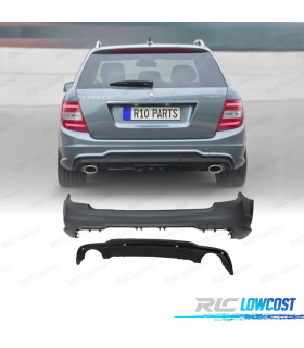 PARAGOLPES TRASERO MERCEDES CLASE C KOMBI W204 07-14 LOOK AMG