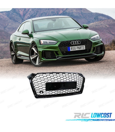 PARRILLA AUDI A5 16-20 LOOK RS5 NEGRO BRILLO PDC