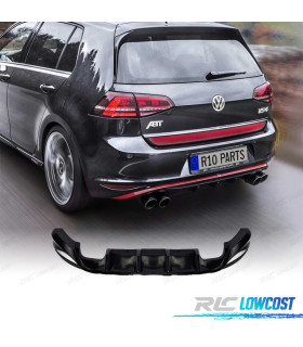 DIFUSOR VOLKSWAGEN VW GOLF MK7 12-17 LOOK ABT ABS