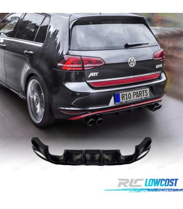 DIFUSOR VOLKSWAGEN VW GOLF MK7 12-17 LOOK ABT ABS