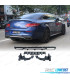 DIFUSOR MERCEDES CLASE C C205 COUPE AMG 14-18 LOOK C63 MOLDURA PLATEADA
