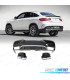 DIFUSOR MERCEDES CLASE GLE C292 14-18 LOOK AMG GLE63 CROMO + COLAS ESCAPE