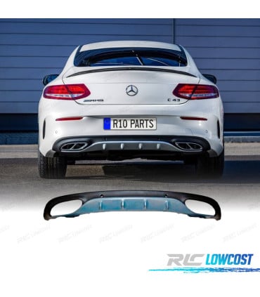 DIFUSOR MERCEDES CLASE C W205 COUPE AMG 14-18 LOOK C63