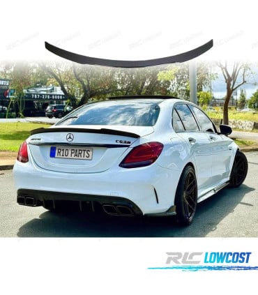 ALERÓN SPOILER MERCEDES CLASE C W205 4P 14-18 LOOK AMG CARBONO