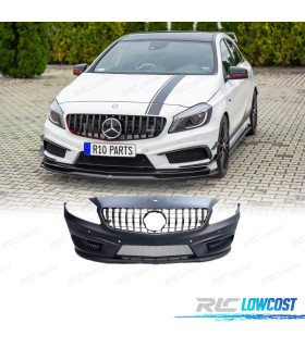 PARAGOLPES DELANTERO MERCEDES CLASE A W176 A45 12-15 LOOK AMG + PARRILLA