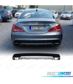 DIFUSOR MERCEDES CLA W117 13-18 LOOK AMG CLA45 + COLAS ESCAPE