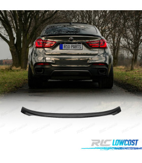 PESTAÑA MALETERO BMW X6 F16 14- LOOK M PERFORMANCE NEGRO MATE