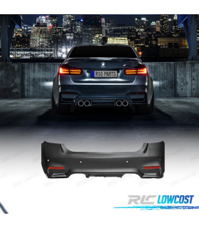 PARAGOLPES TRASERO BMW F30 LOOK M3 11-18 + KIT ESCAPE
