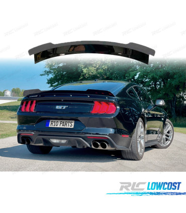 ALERON SPOILER FORD MUSTANG GT350R 15-19 NEGRO BRILLO